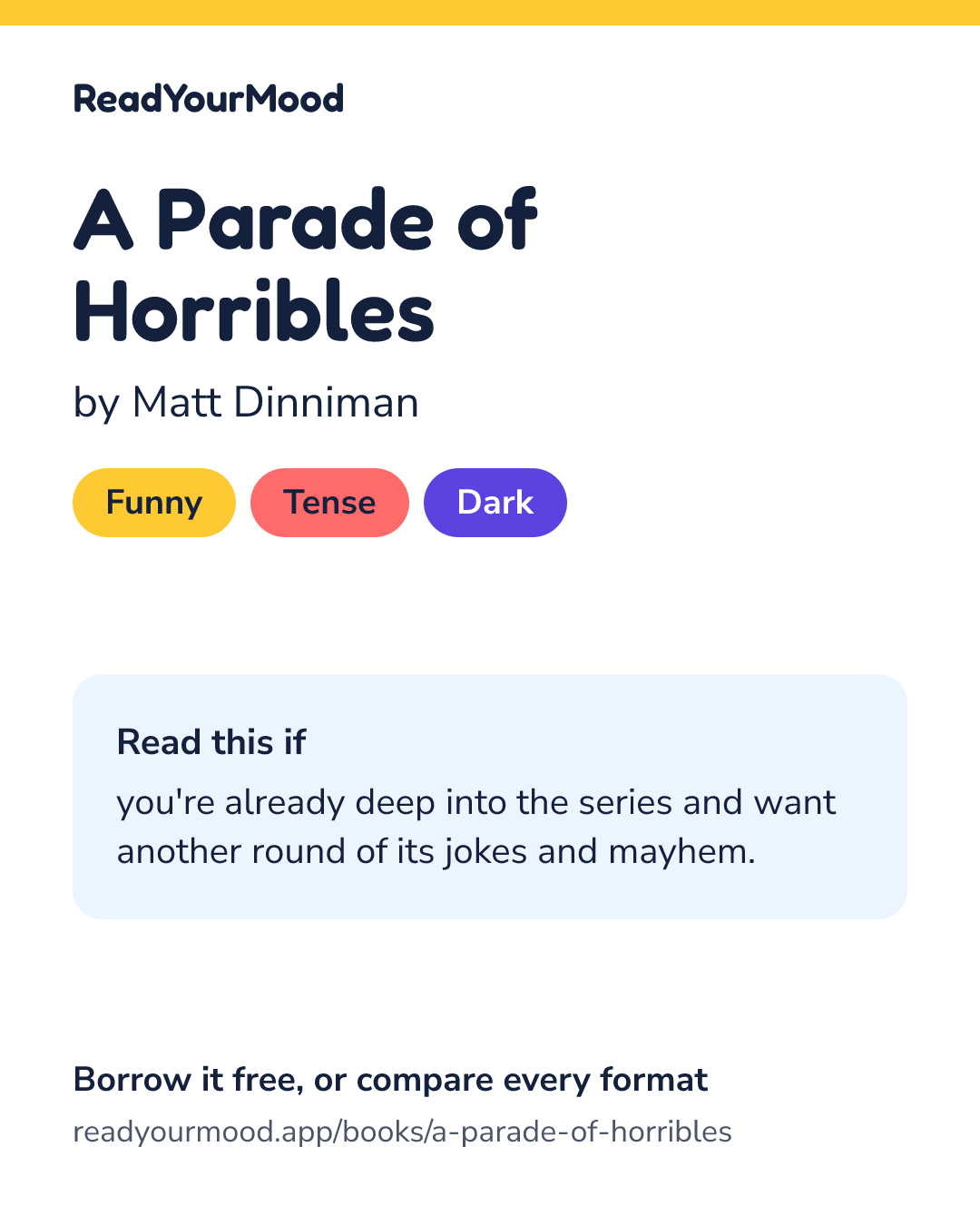Share card for A Parade of Horribles
