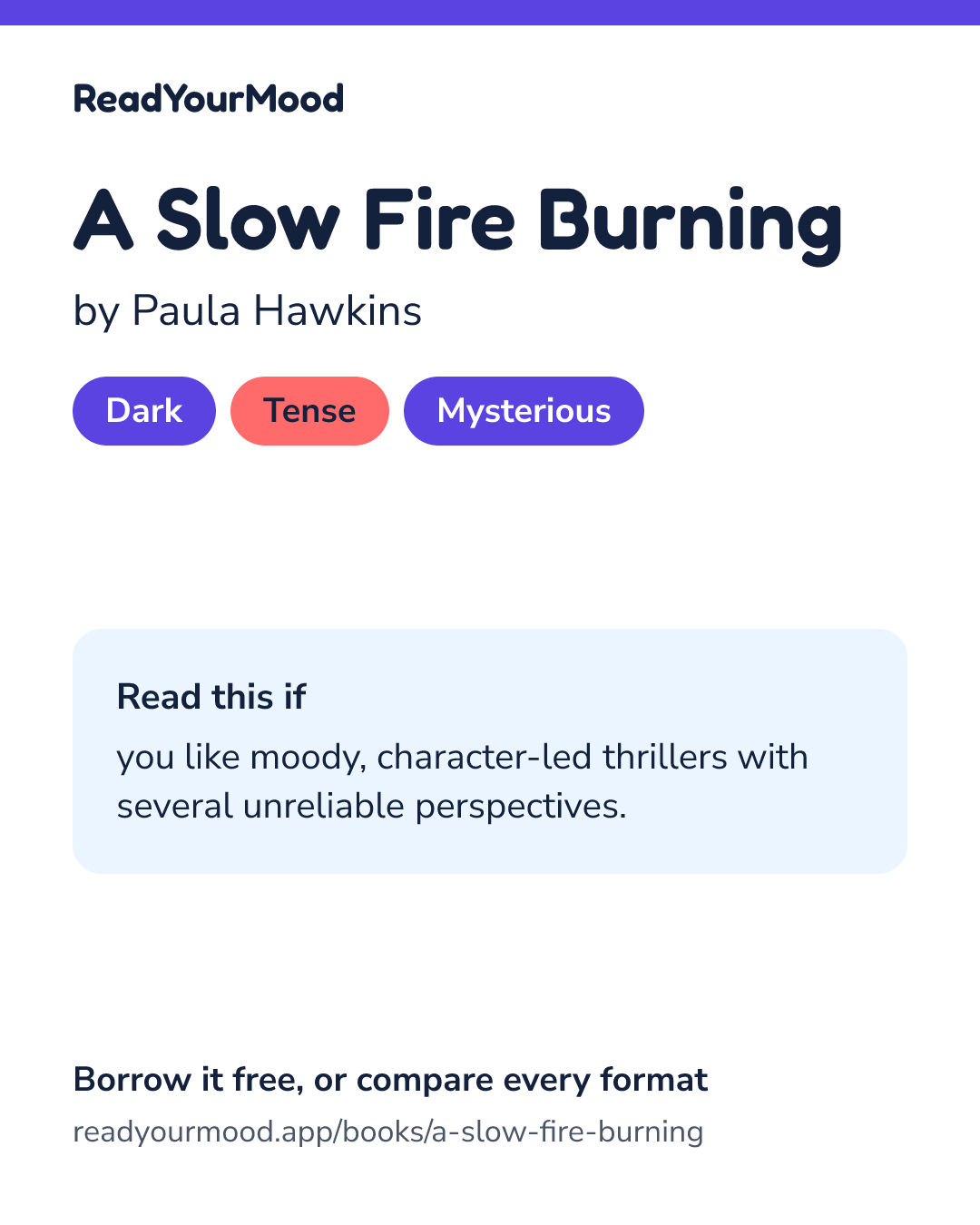 Share card for A Slow Fire Burning