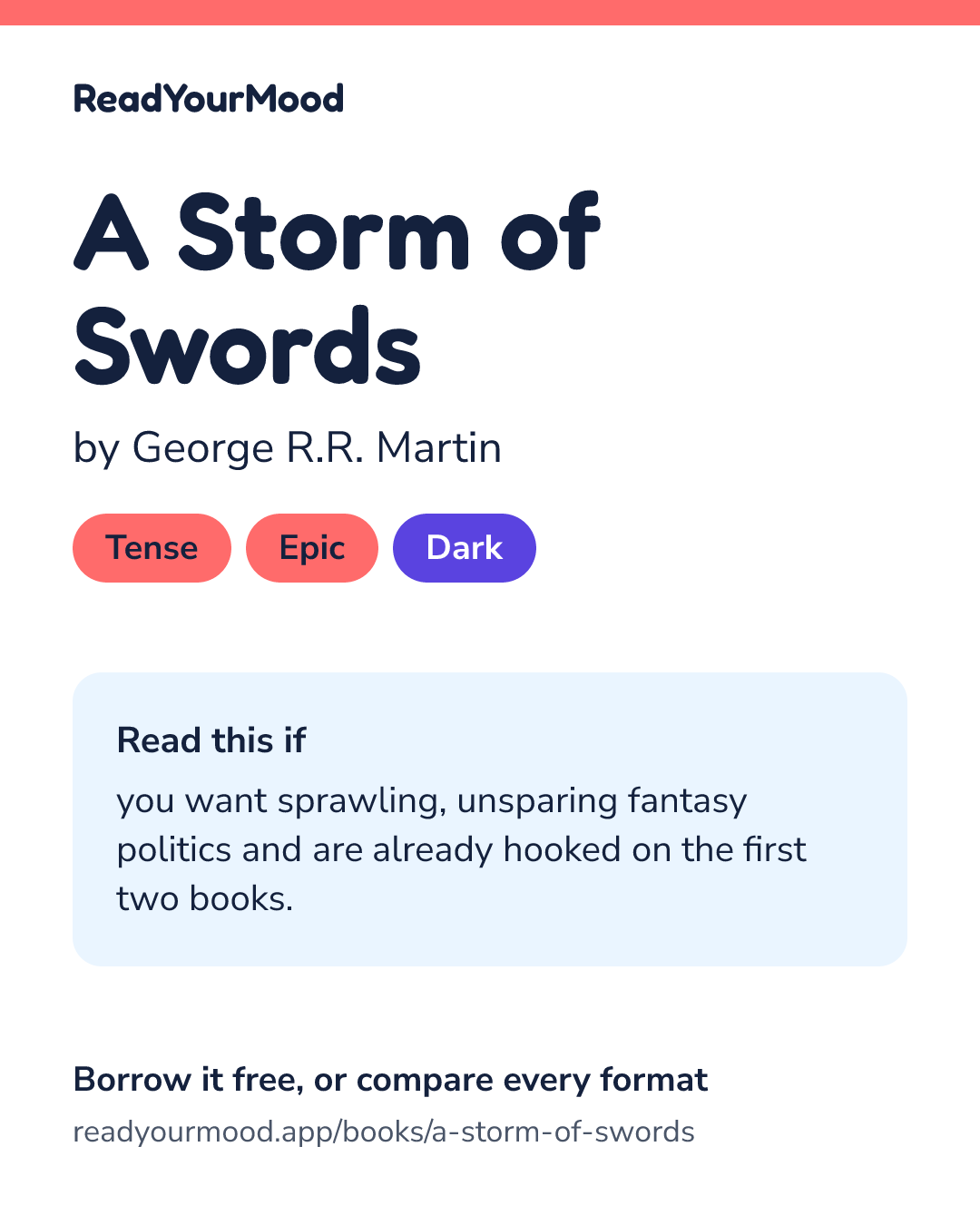 Share card for A Storm of Swords
