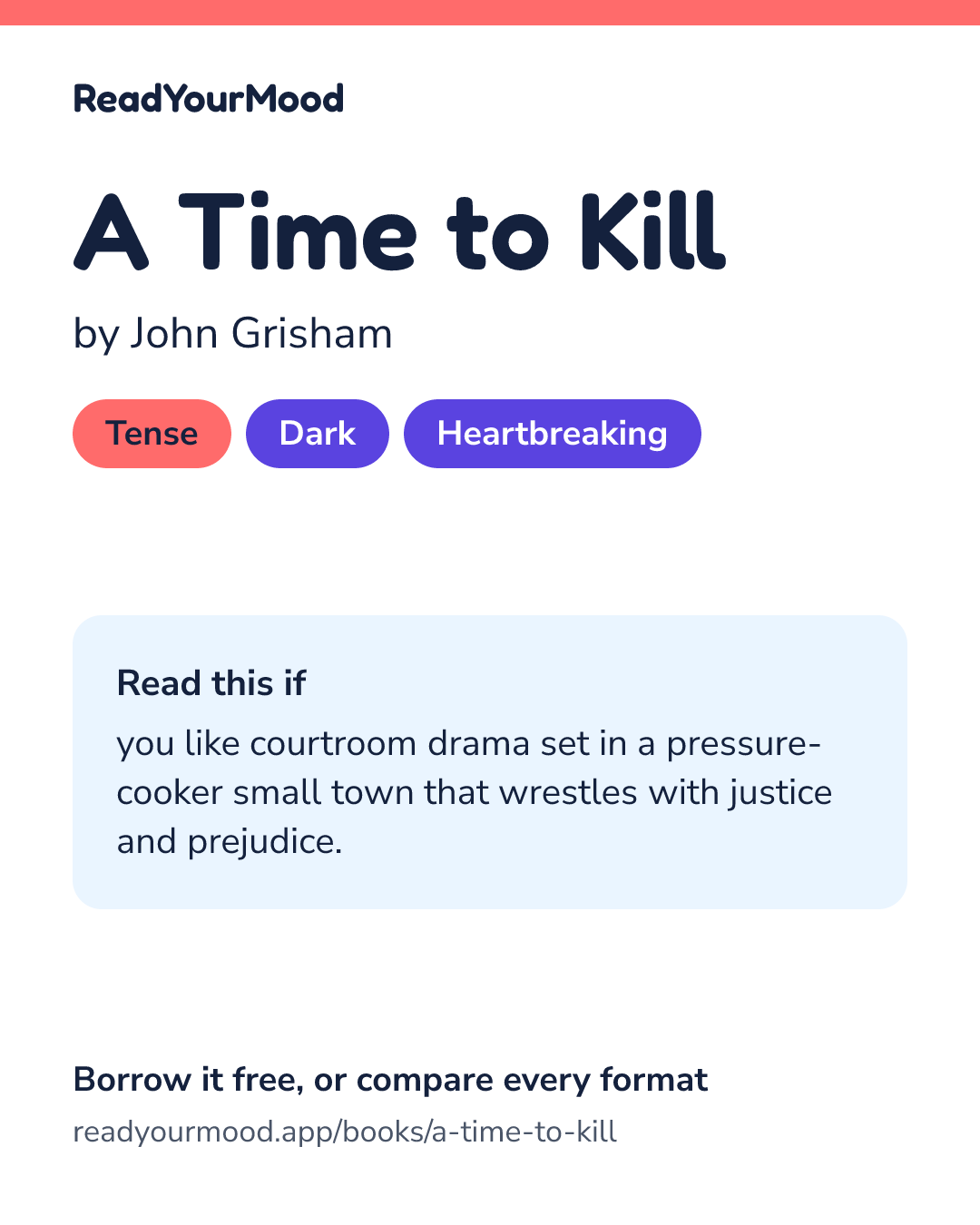 Share card for A Time to Kill