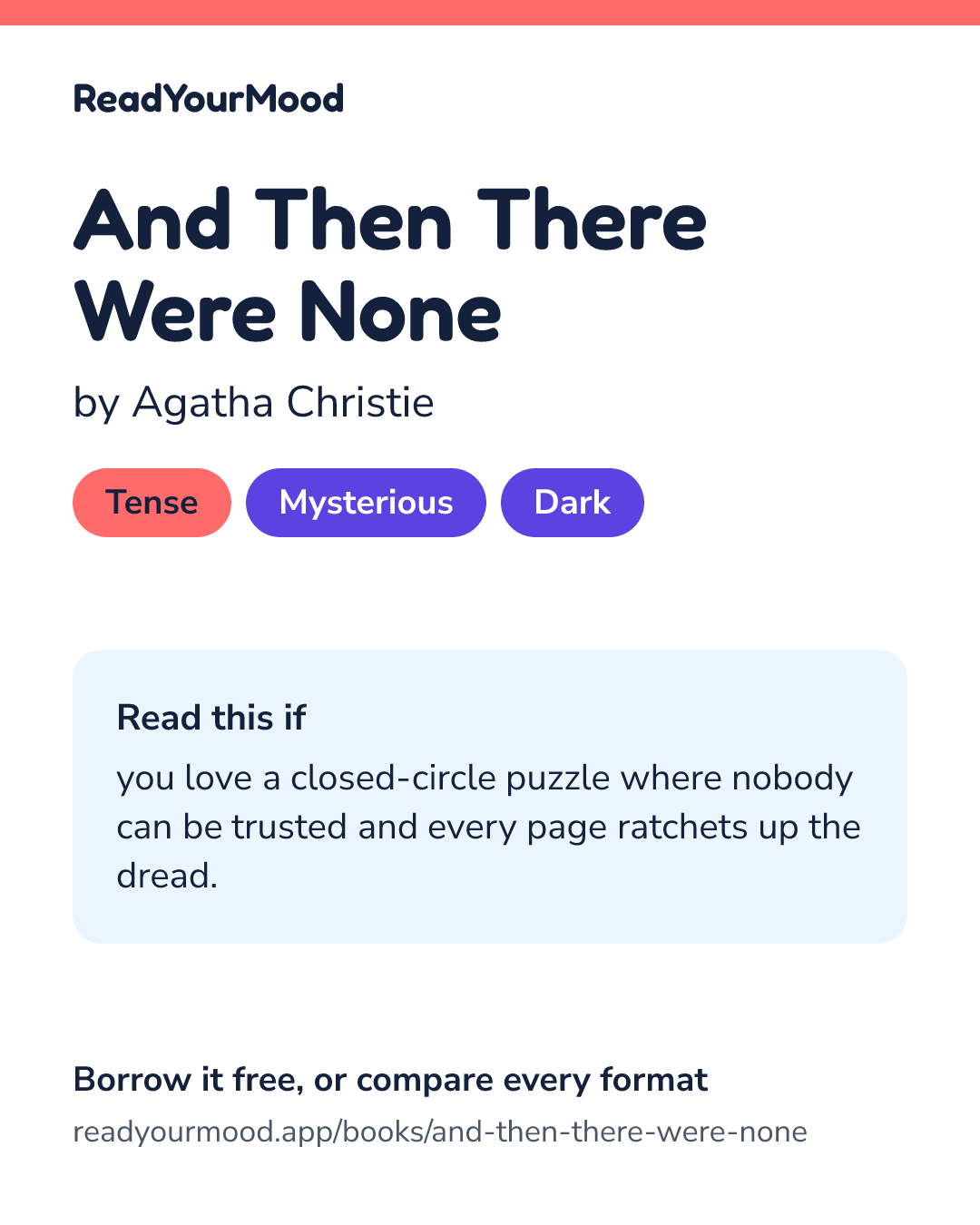 Share card for And Then There Were None