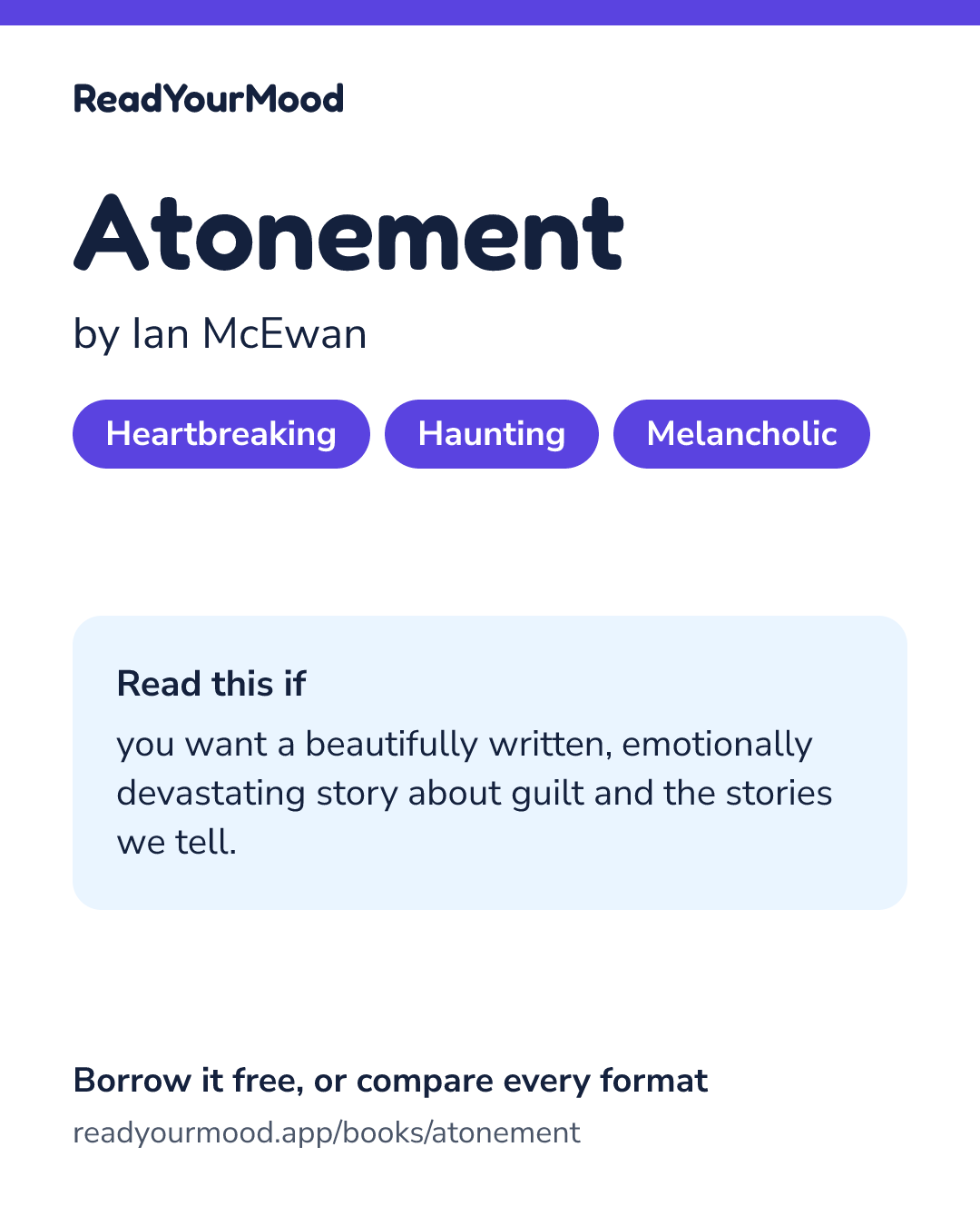 Share card for Atonement