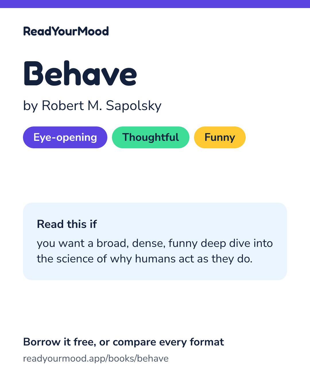 Share card for Behave