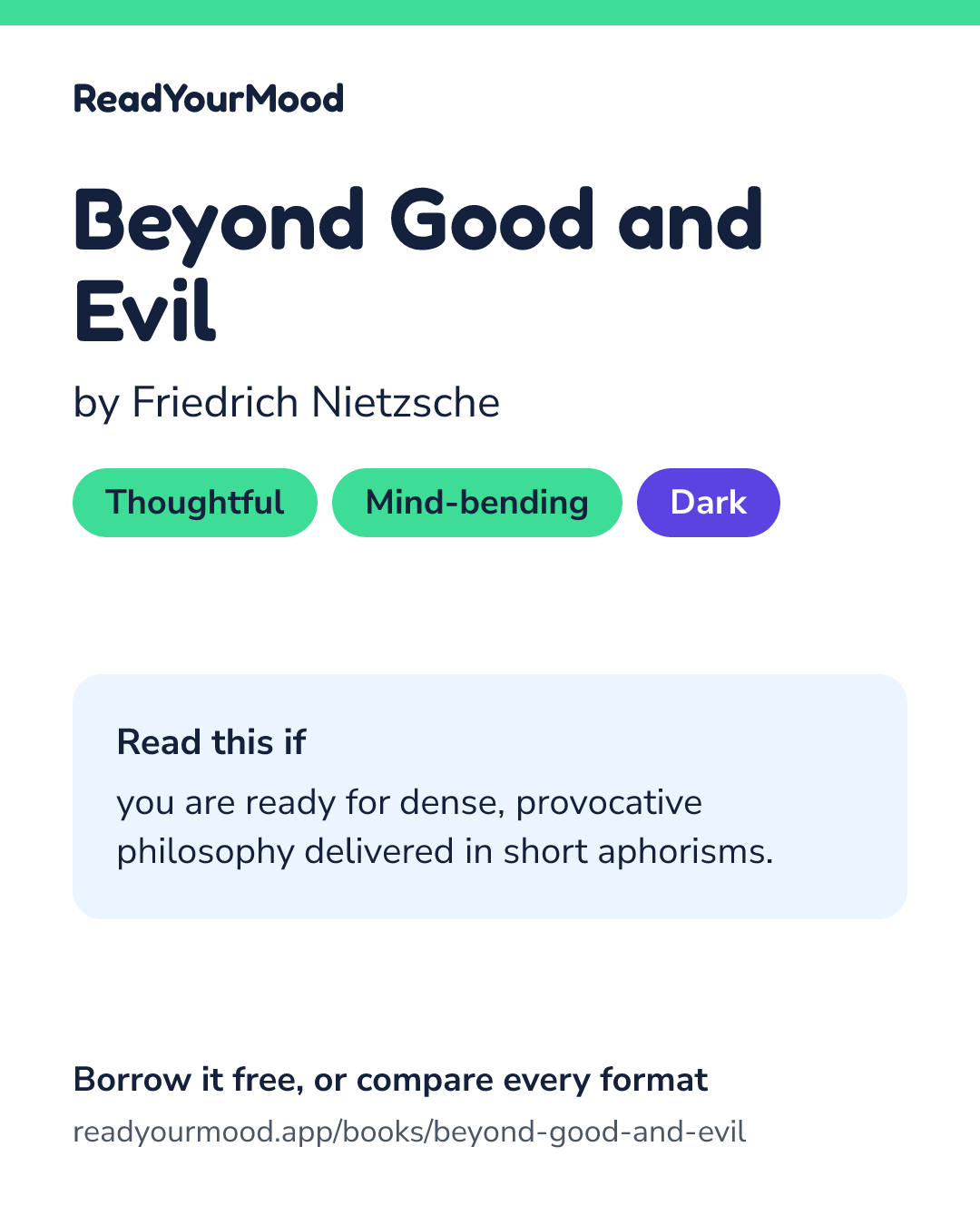 Share card for Beyond Good and Evil