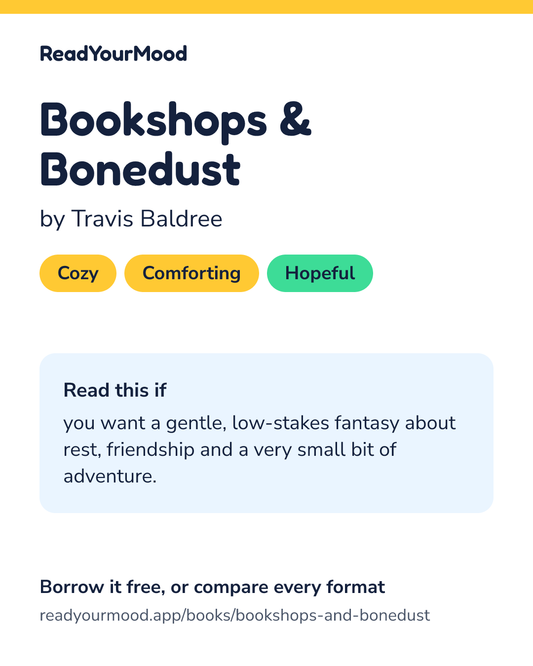Share card for Bookshops & Bonedust