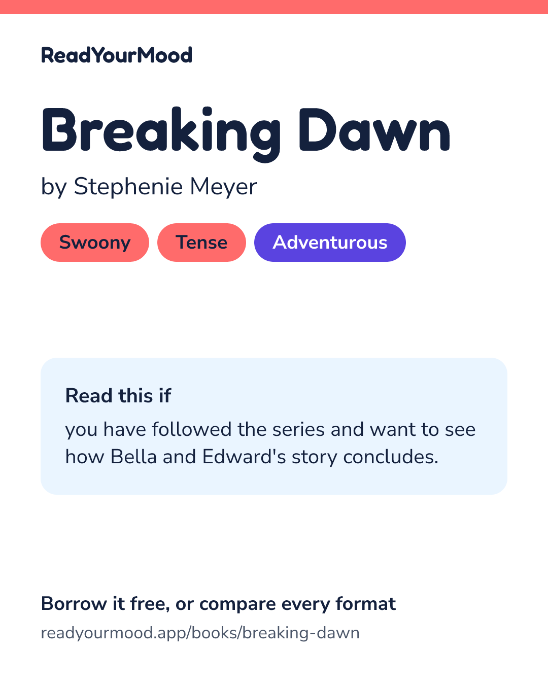 Share card for Breaking Dawn
