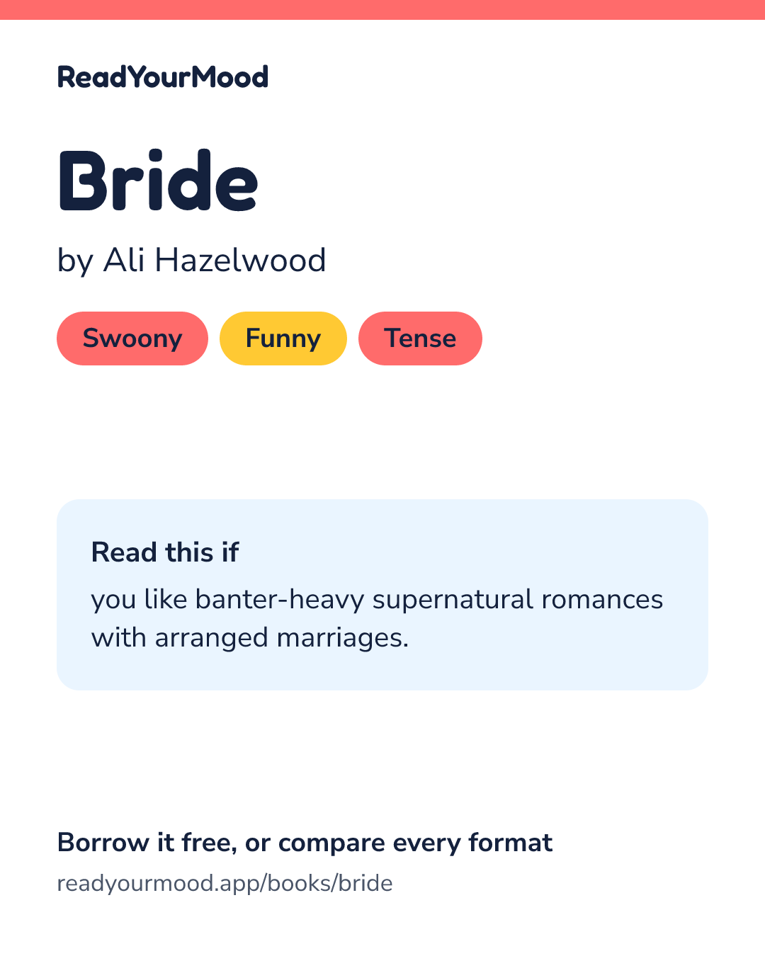 Share card for Bride