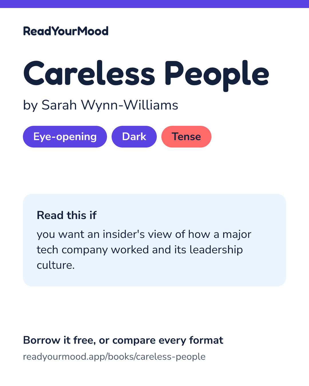 Share card for Careless People