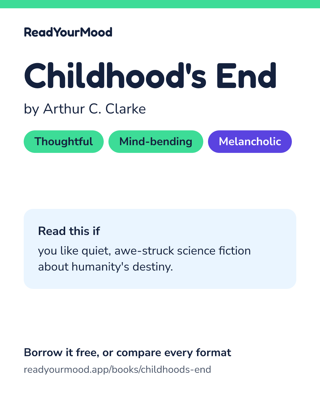Share card for Childhood's End