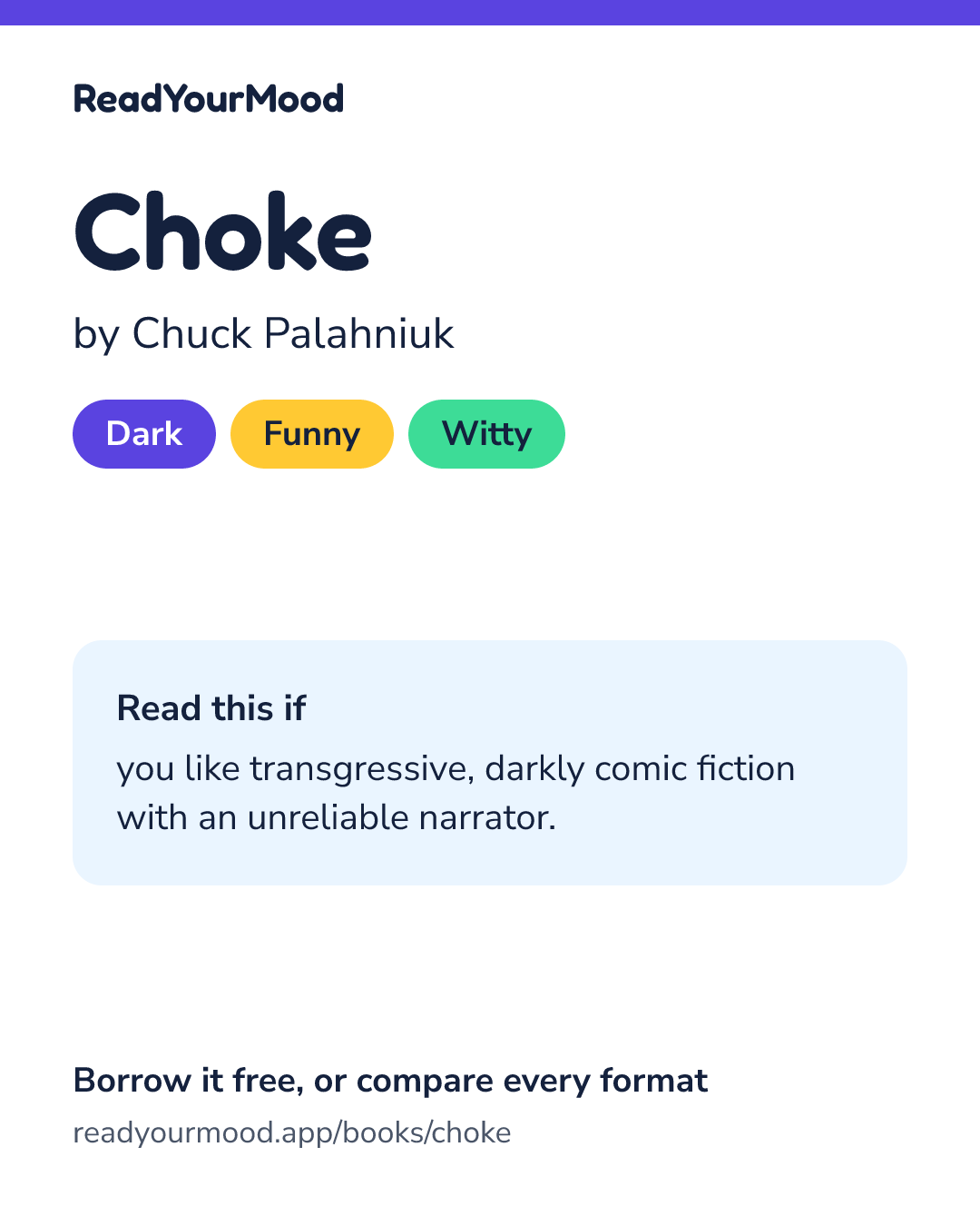 Share card for Choke