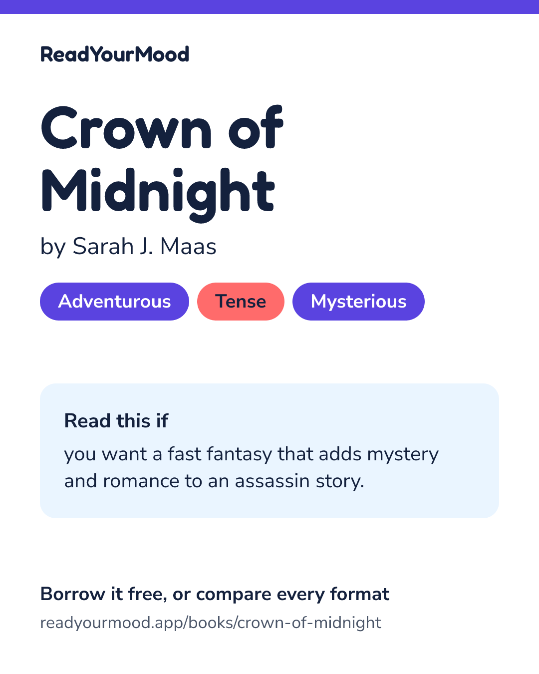 Share card for Crown of Midnight