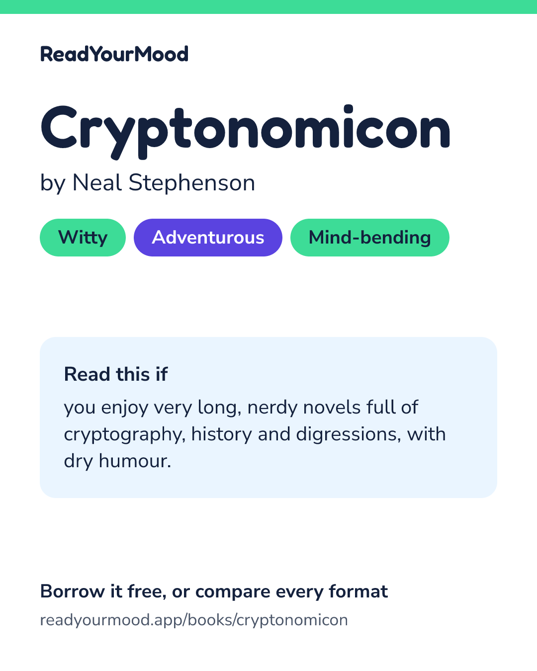 Share card for Cryptonomicon