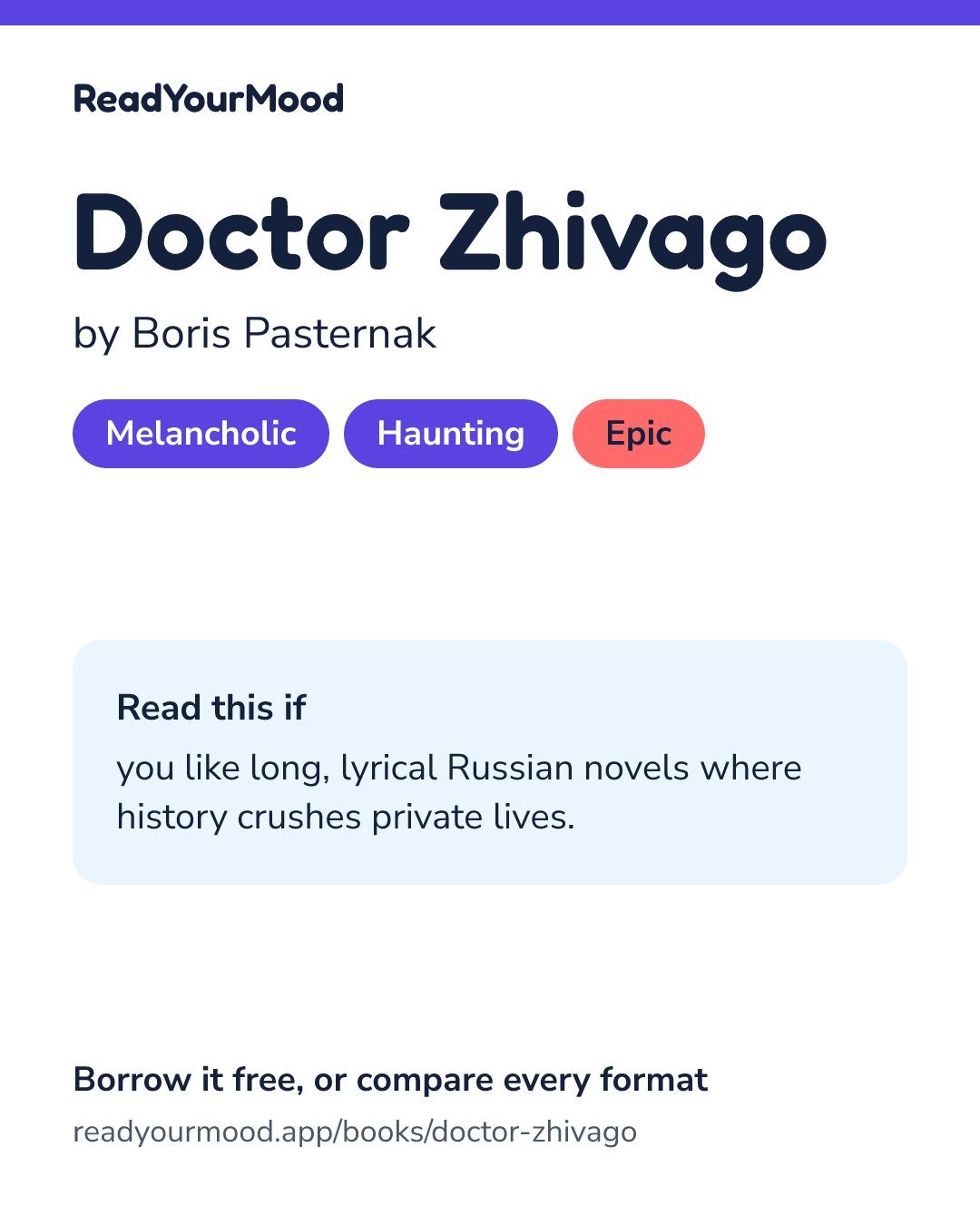Share card for Doctor Zhivago