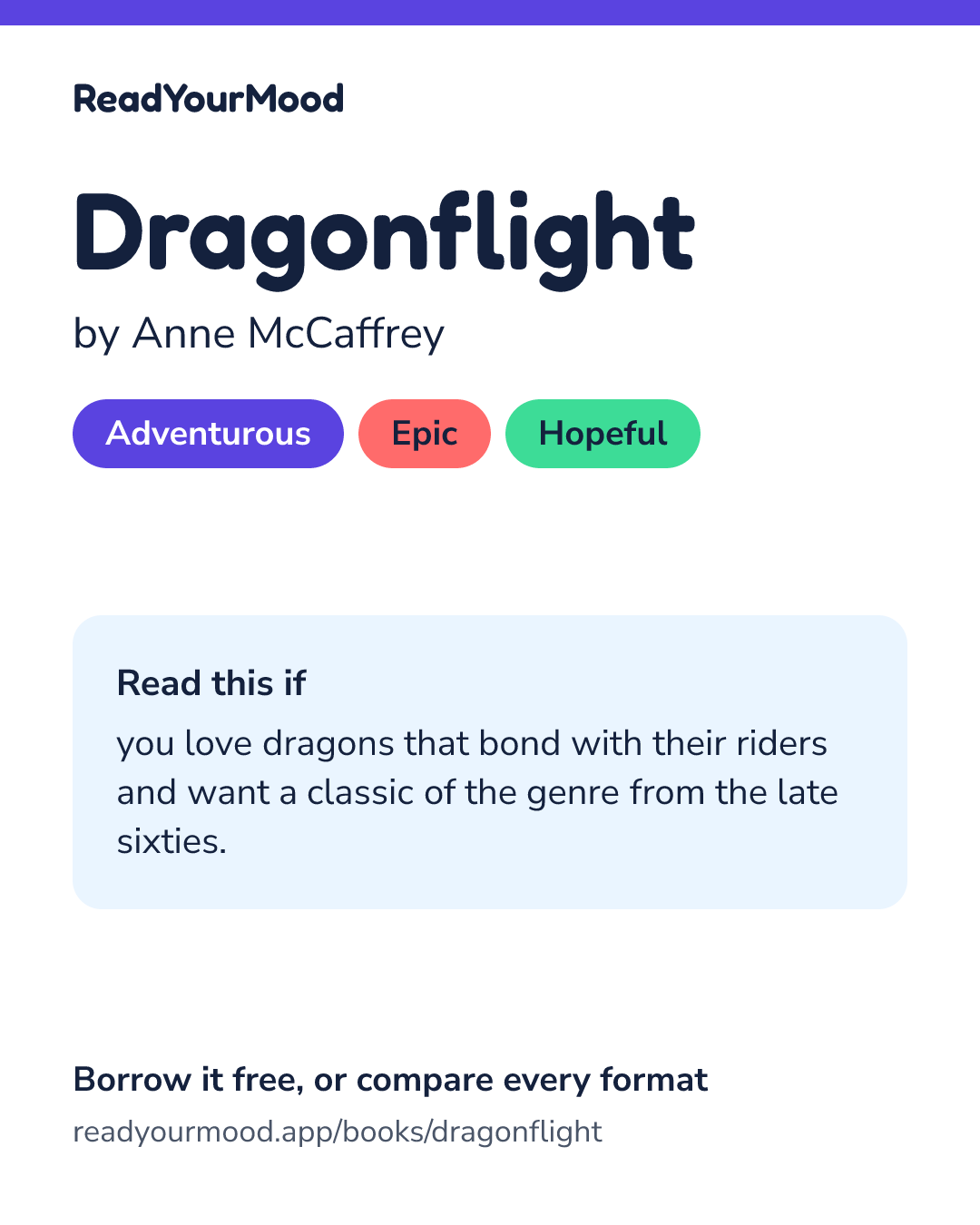 Share card for Dragonflight