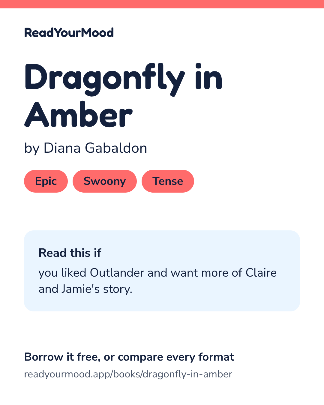 Share card for Dragonfly in Amber