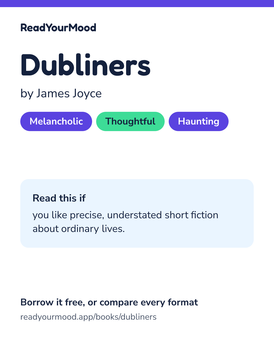 Share card for Dubliners