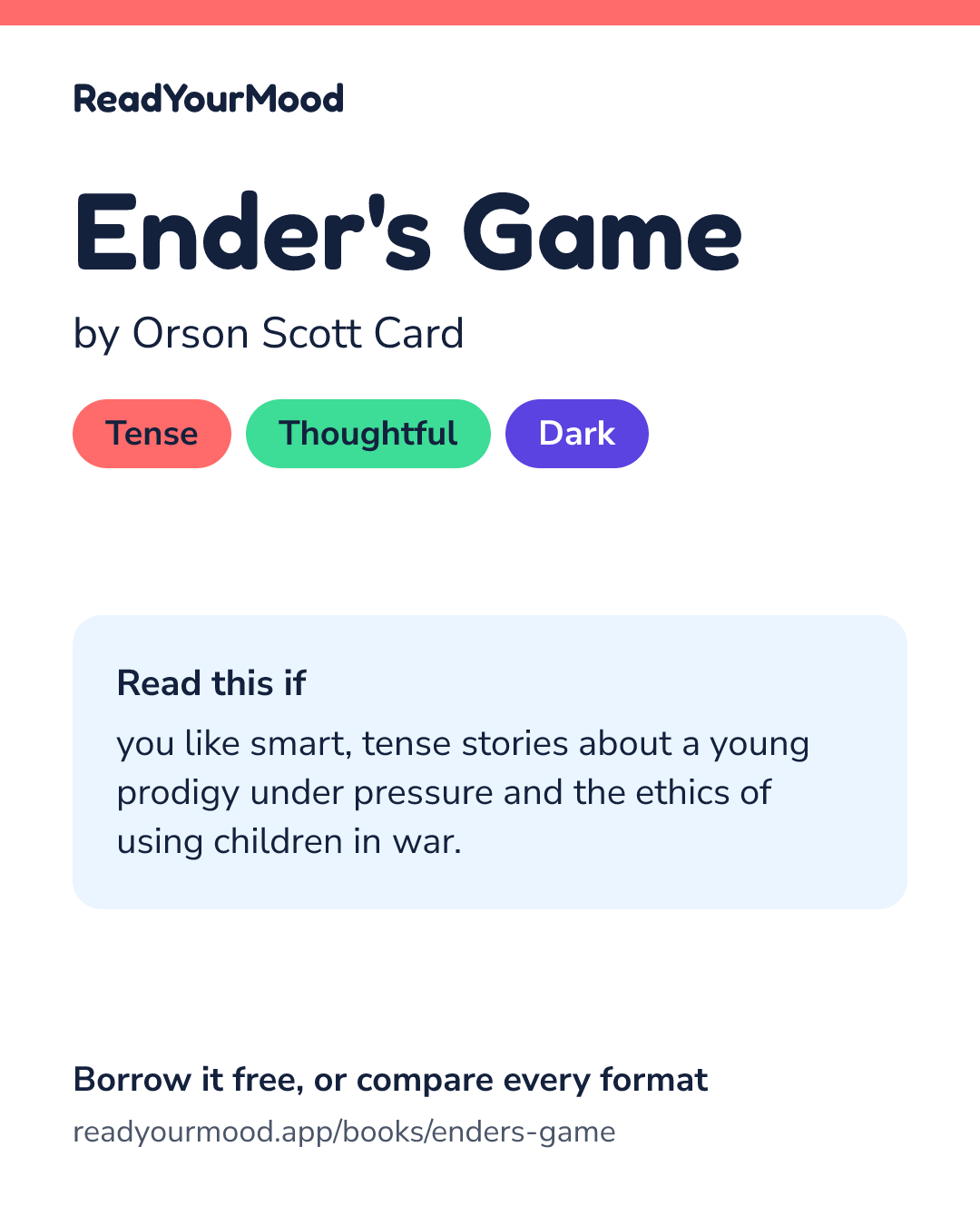 Share card for Ender's Game