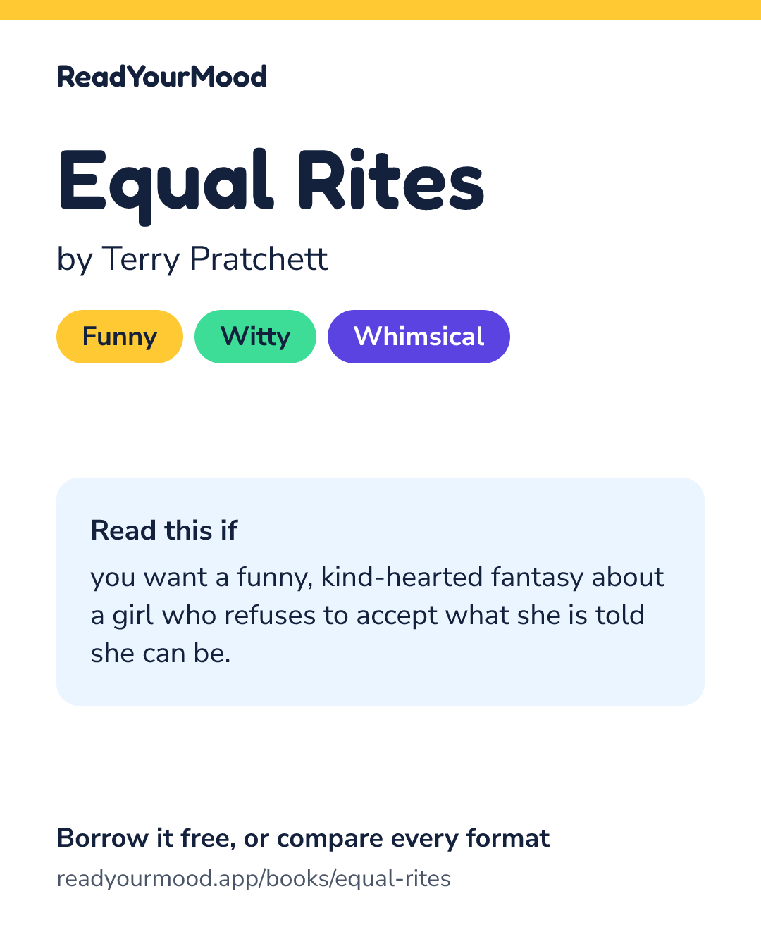 Share card for Equal Rites