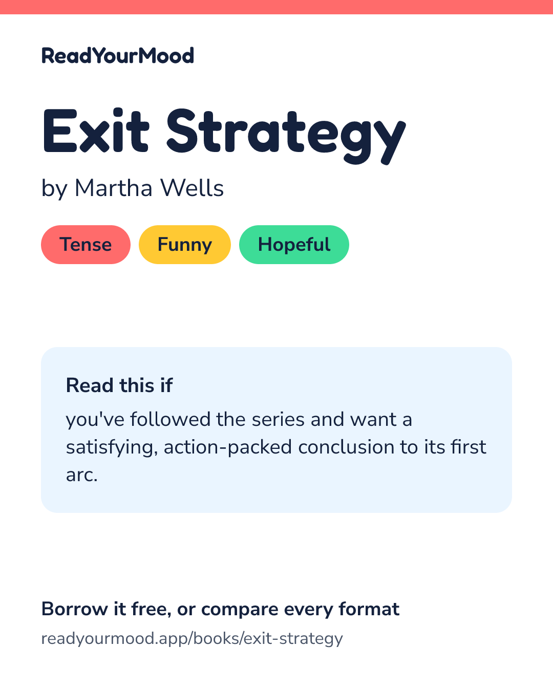 Share card for Exit Strategy