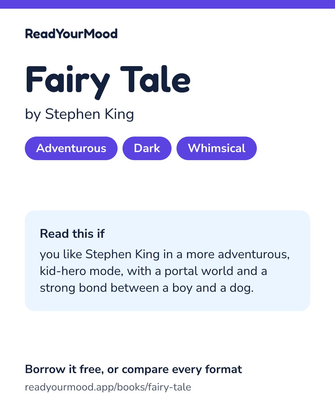 Share card for Fairy Tale