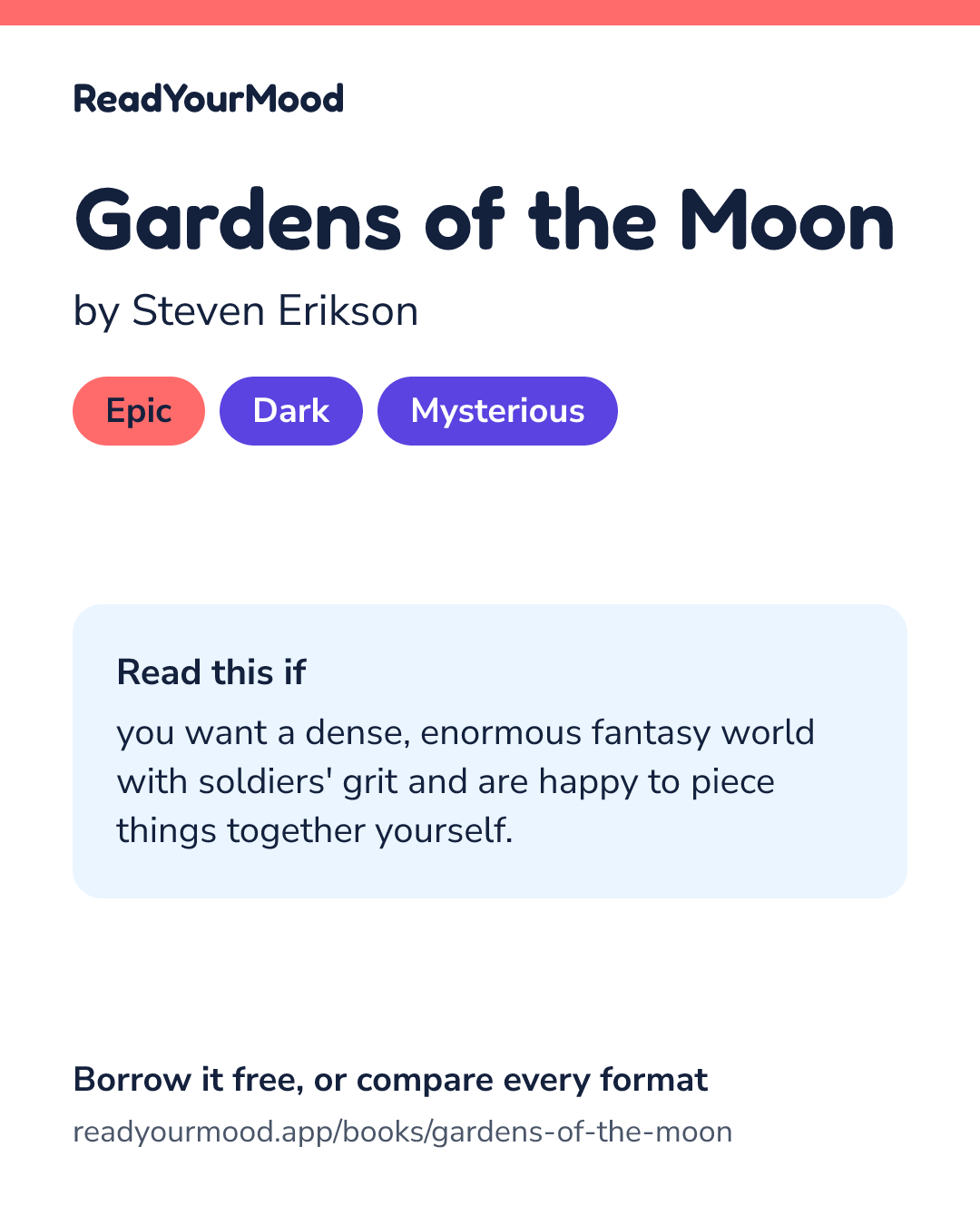 Share card for Gardens of the Moon