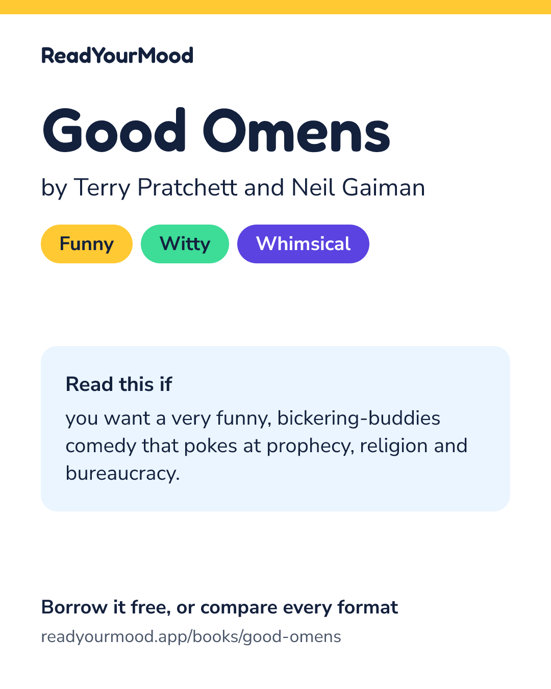 Share card for Good Omens