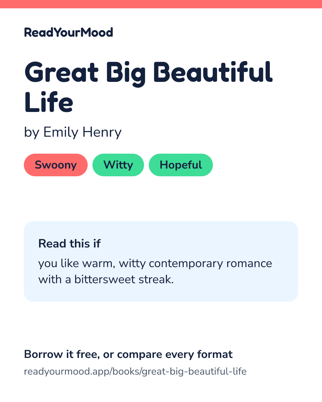 Share card for Great Big Beautiful Life