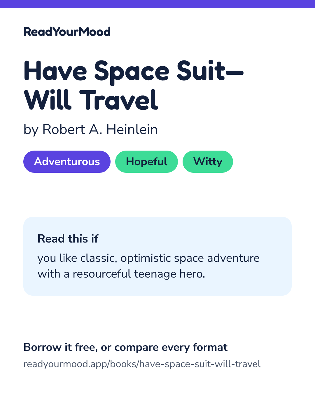 Share card for Have Space Suit—Will Travel