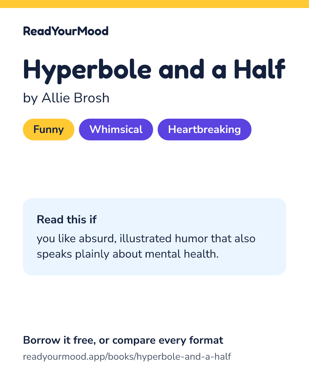 Share card for Hyperbole and a Half