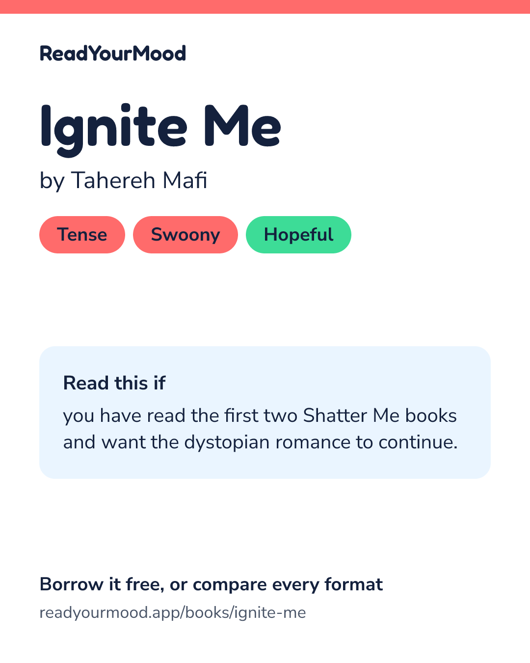 Share card for Ignite Me