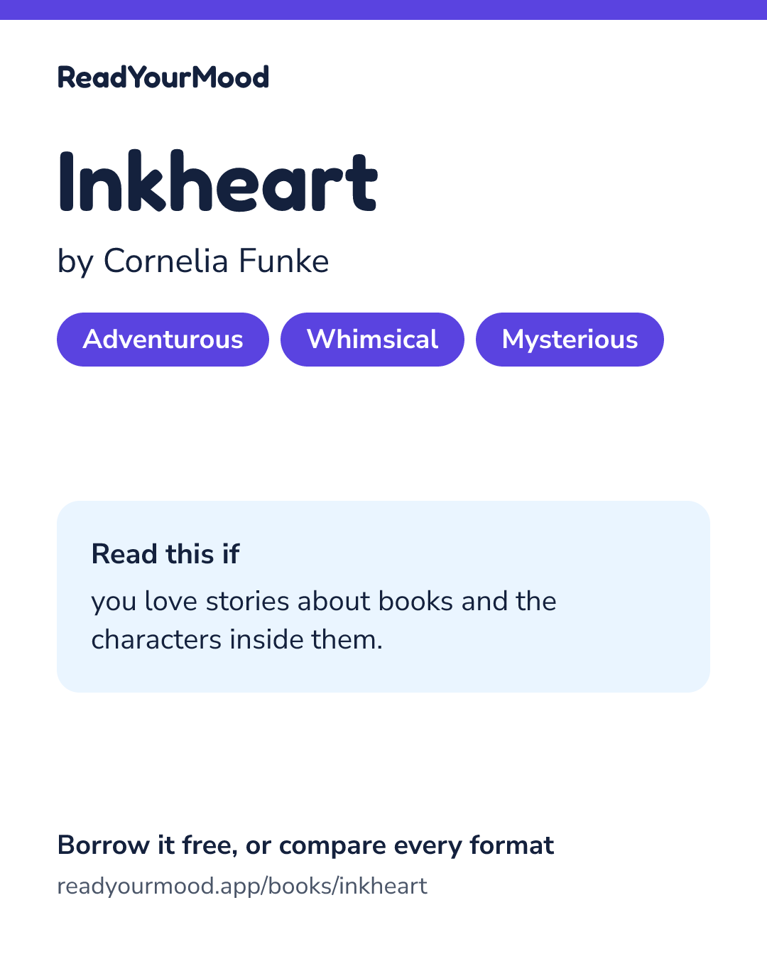 Share card for Inkheart