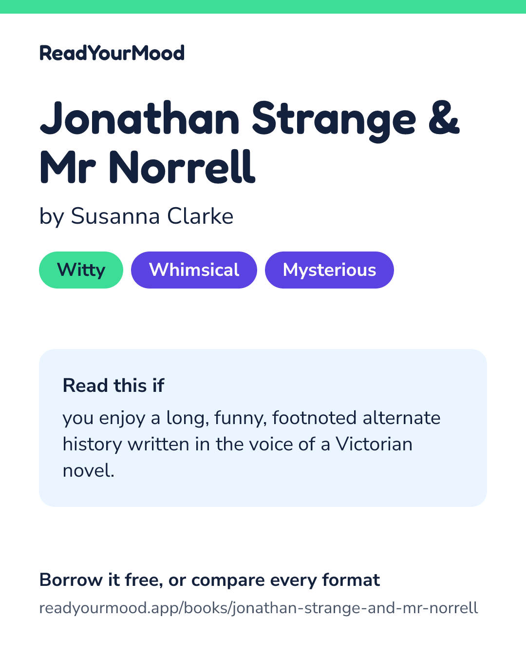 Share card for Jonathan Strange & Mr Norrell