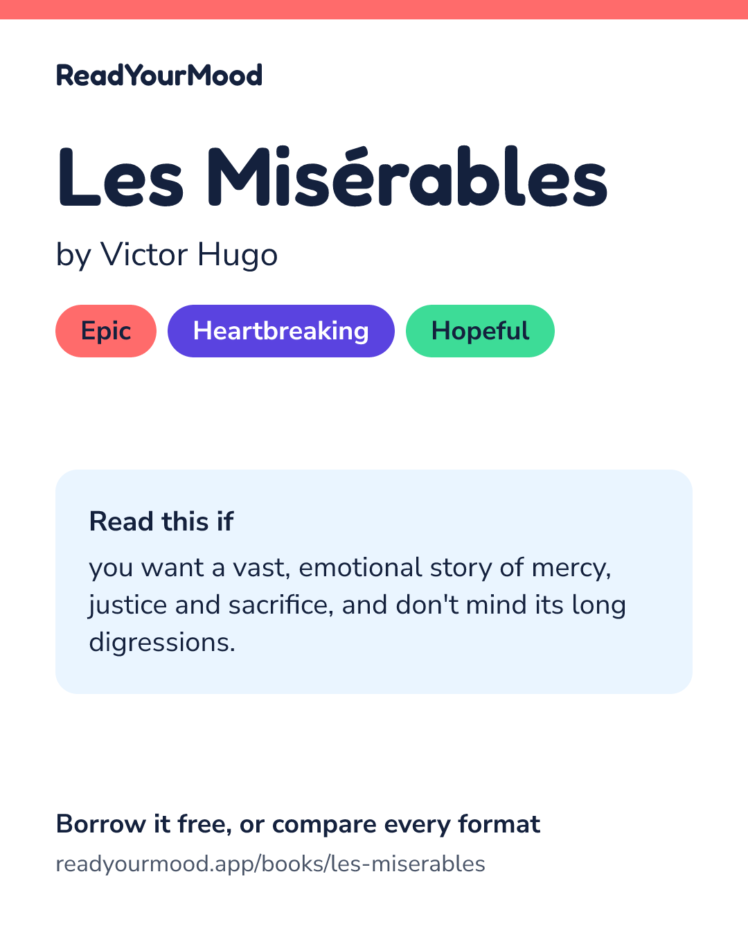 Share card for Les Misérables