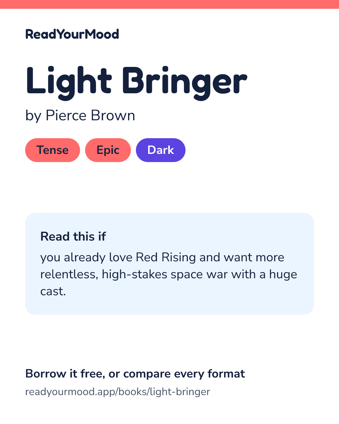 Share card for Light Bringer