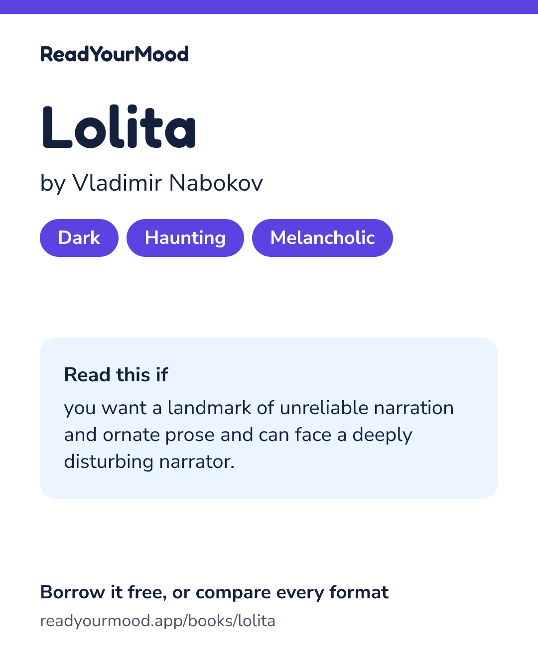 Share card for Lolita