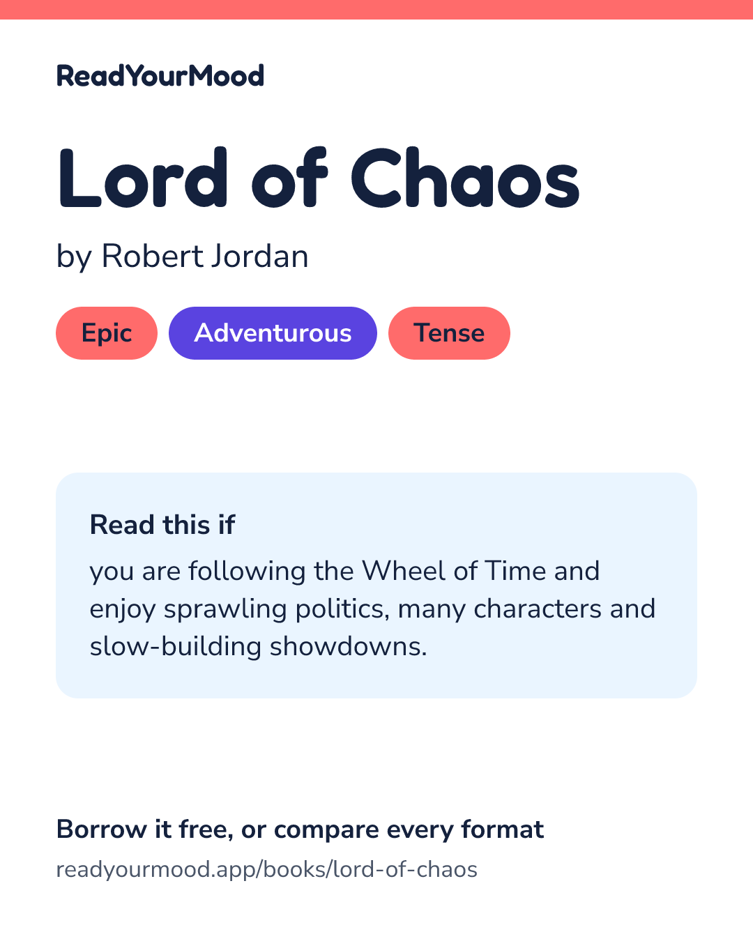 Share card for Lord of Chaos