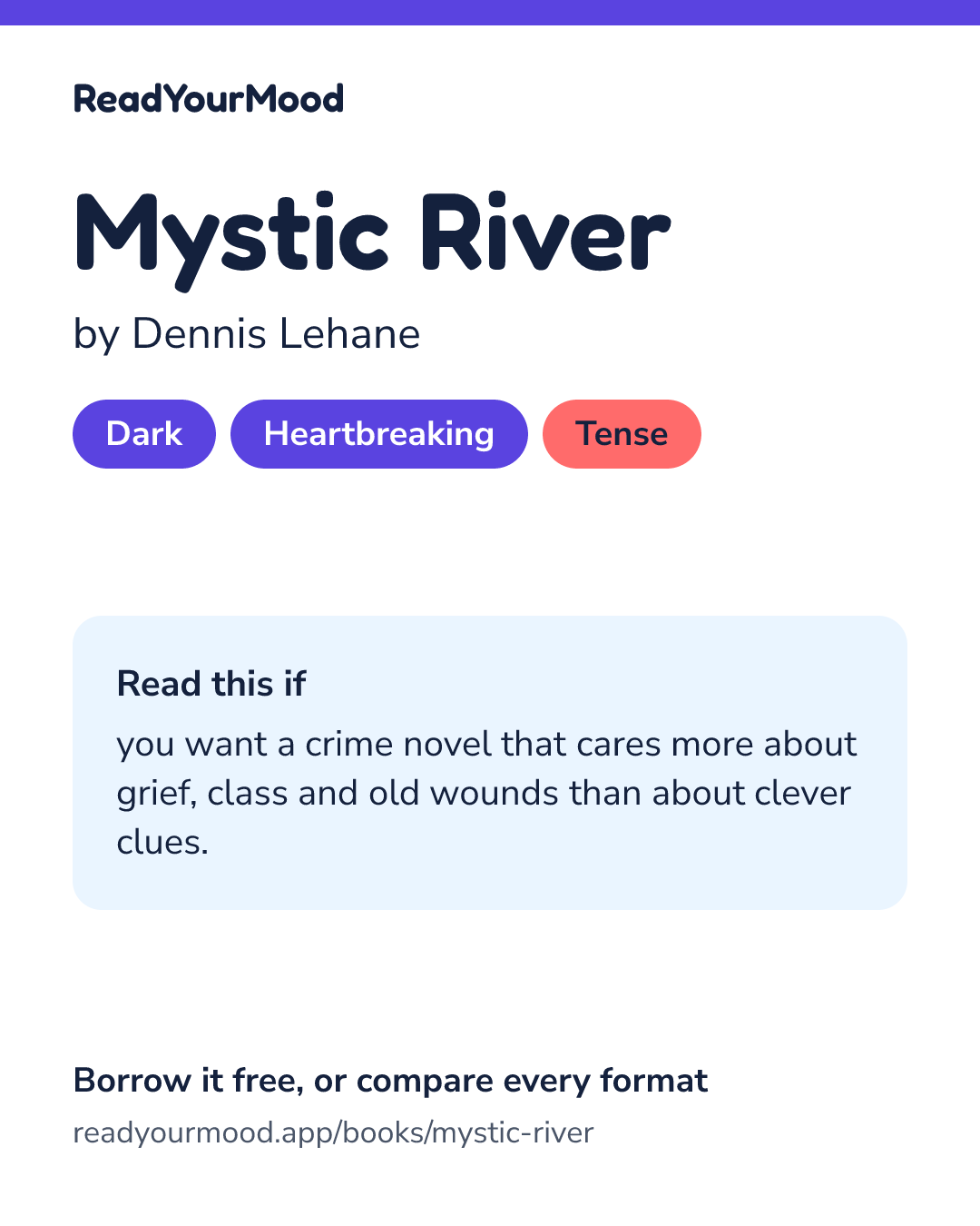 Share card for Mystic River