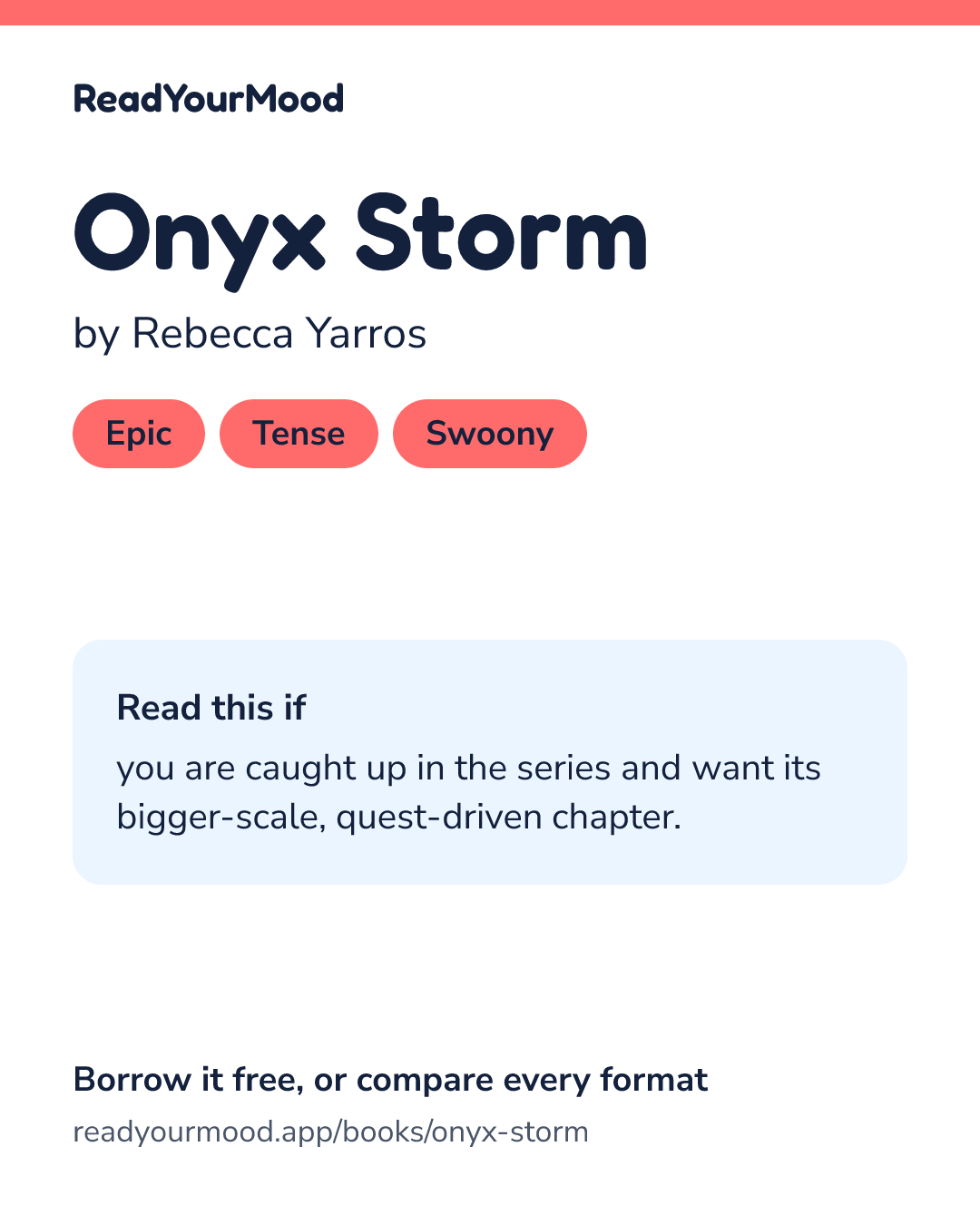 Share card for Onyx Storm