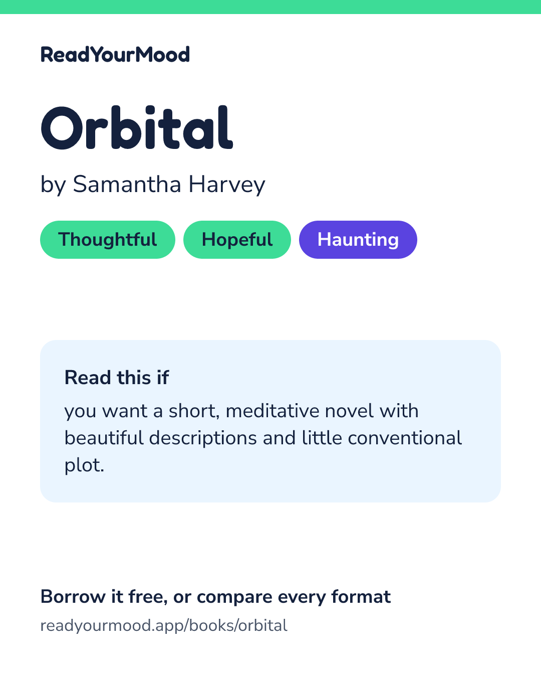 Share card for Orbital