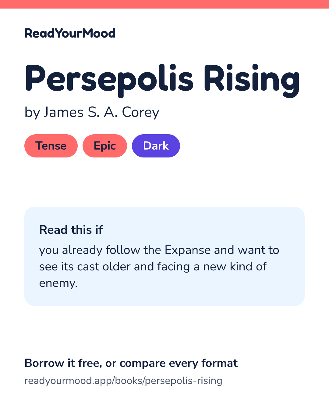 Share card for Persepolis Rising