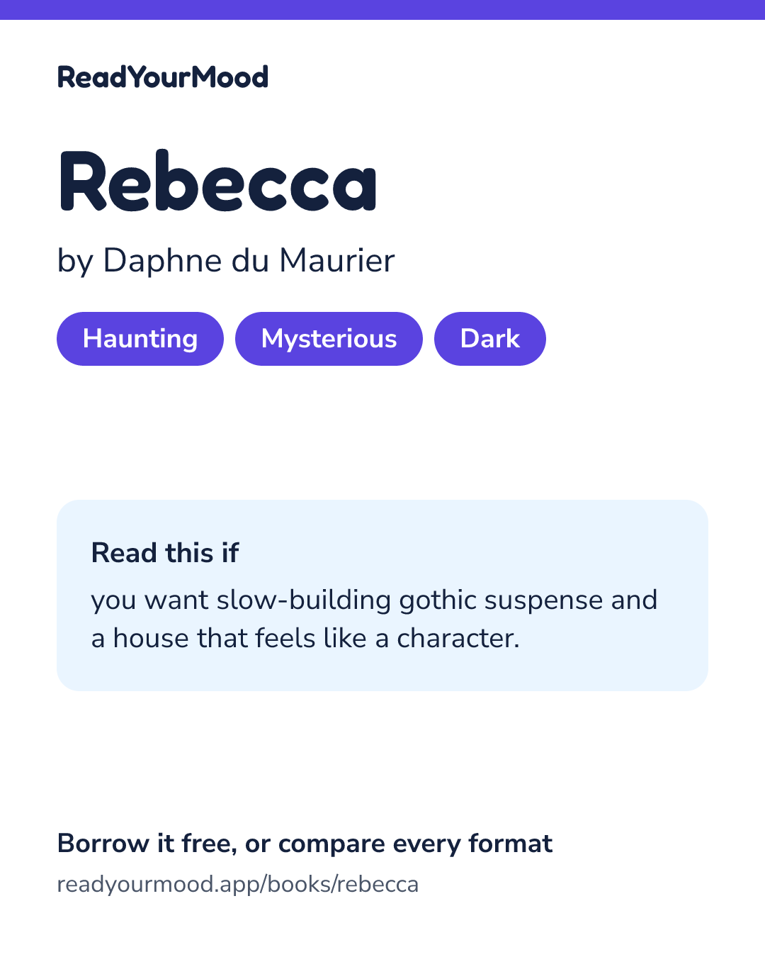 Share card for Rebecca