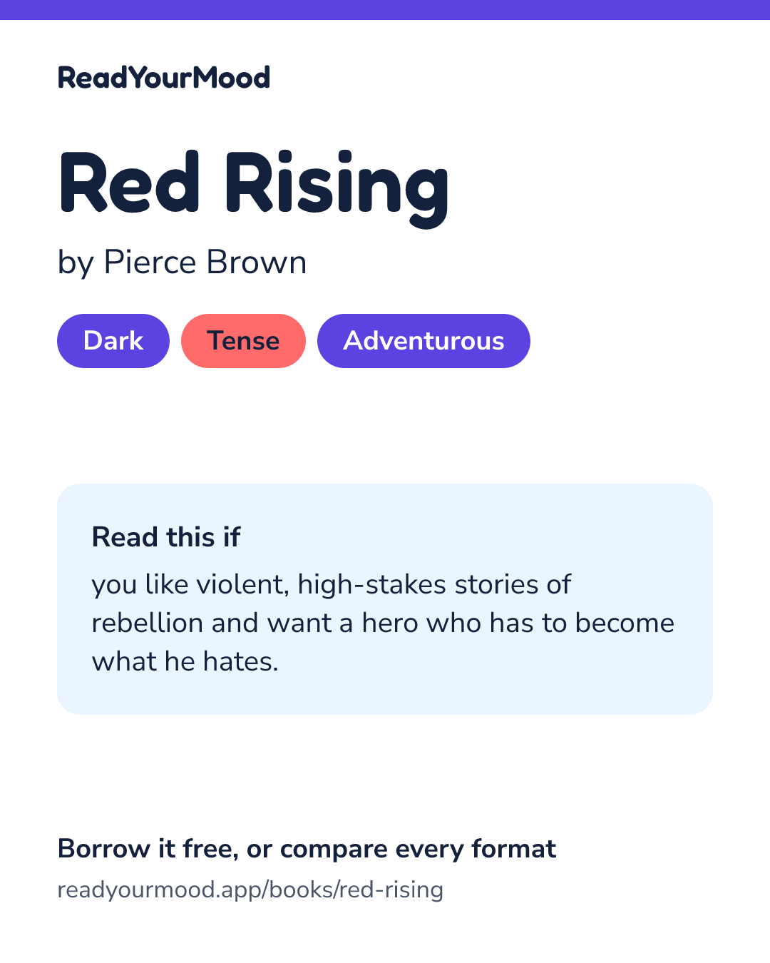 Share card for Red Rising