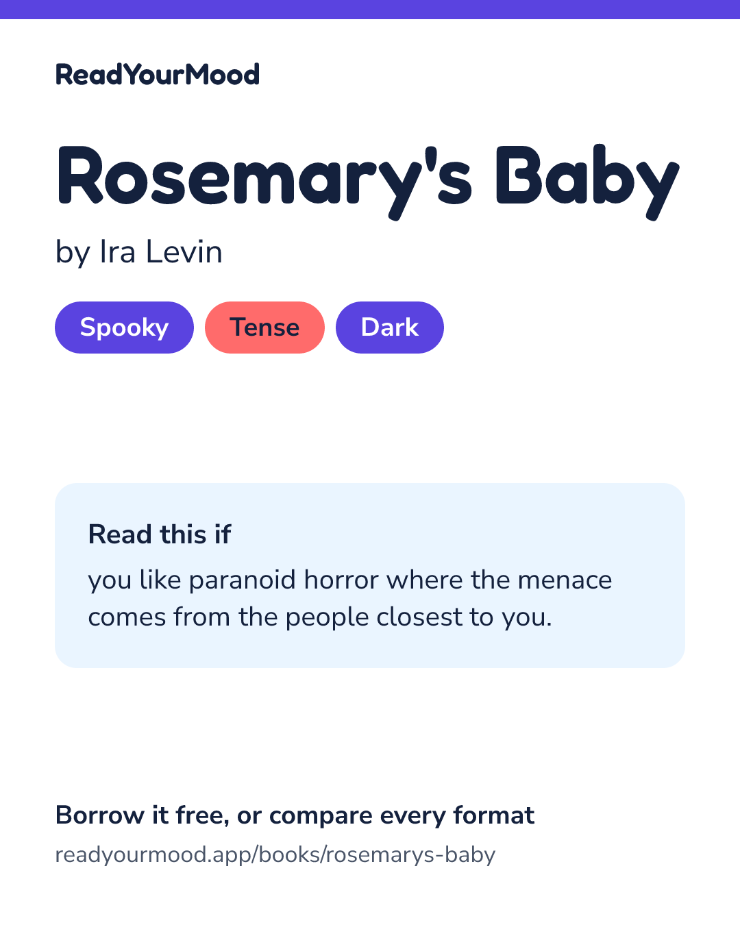 Share card for Rosemary's Baby