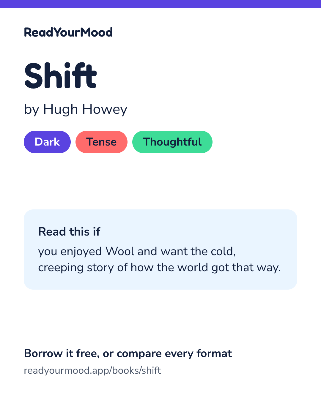 Share card for Shift