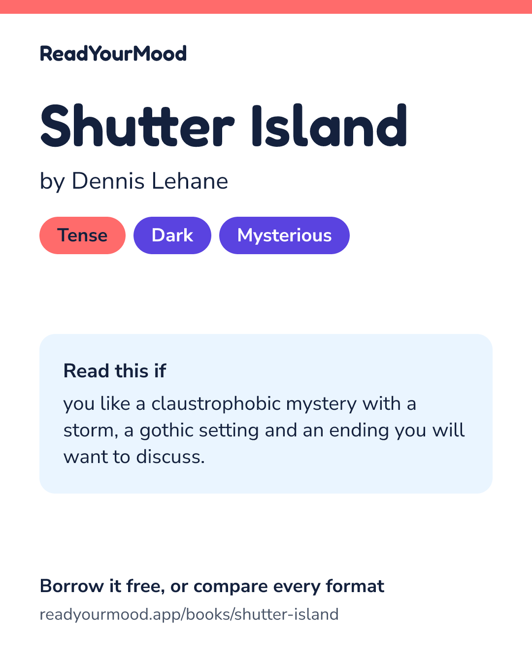 Share card for Shutter Island