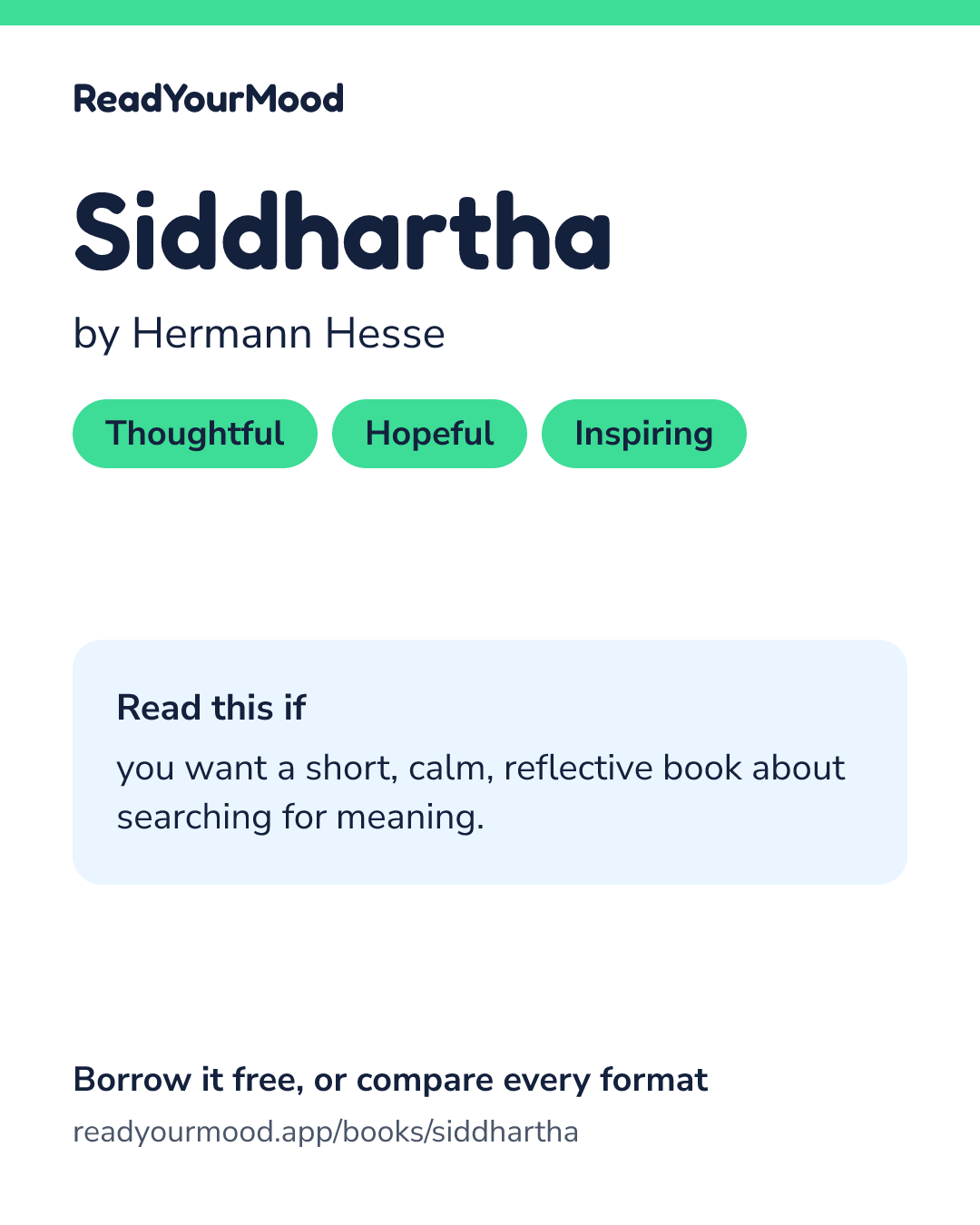 Share card for Siddhartha