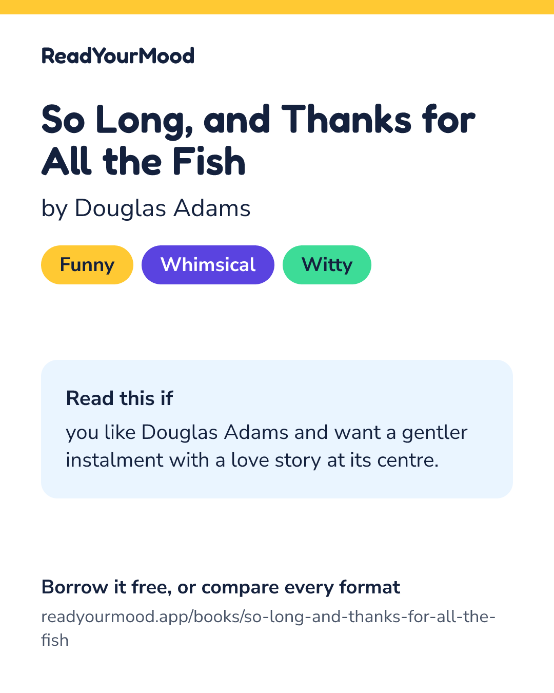 Share card for So Long, and Thanks for All the Fish