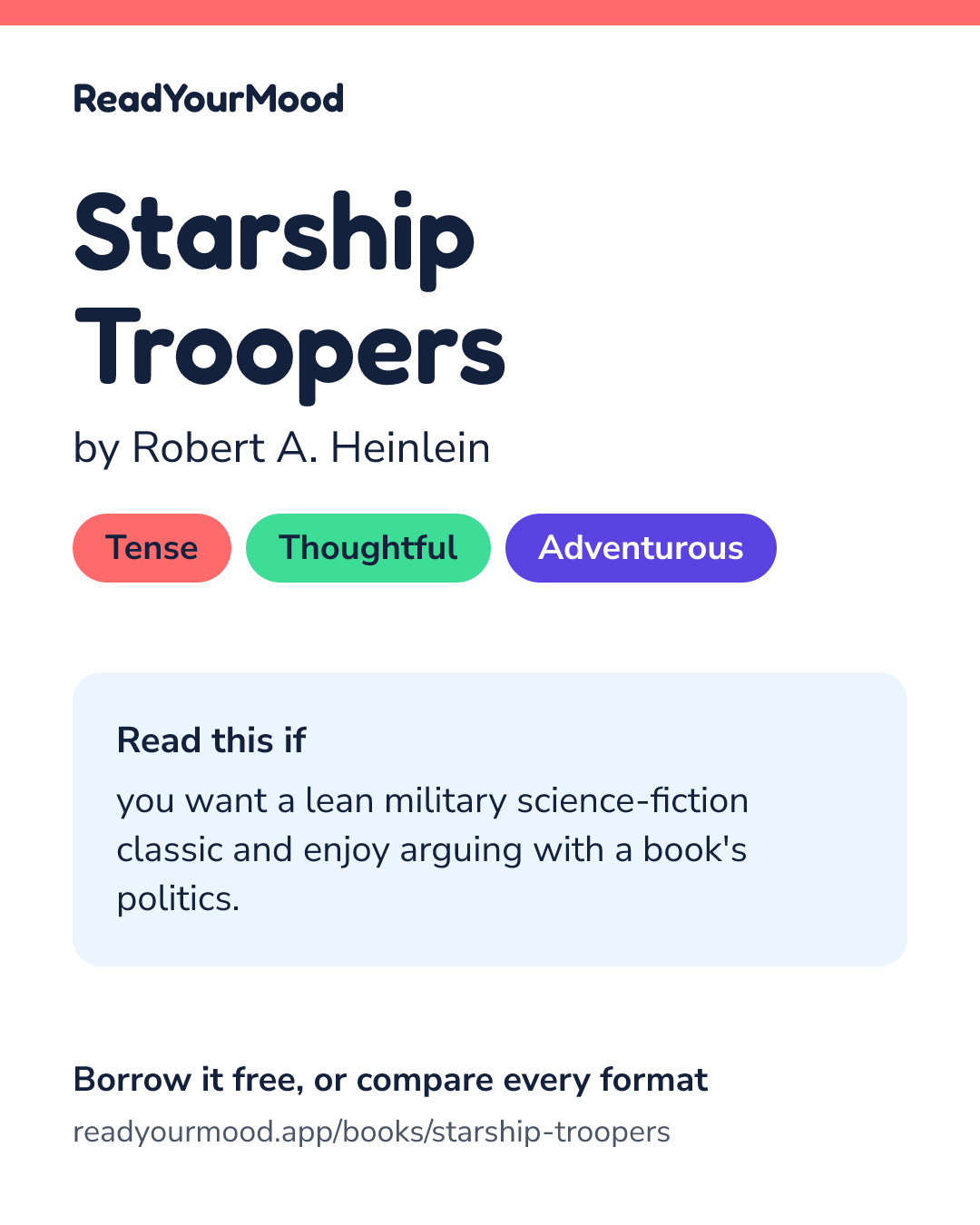Share card for Starship Troopers