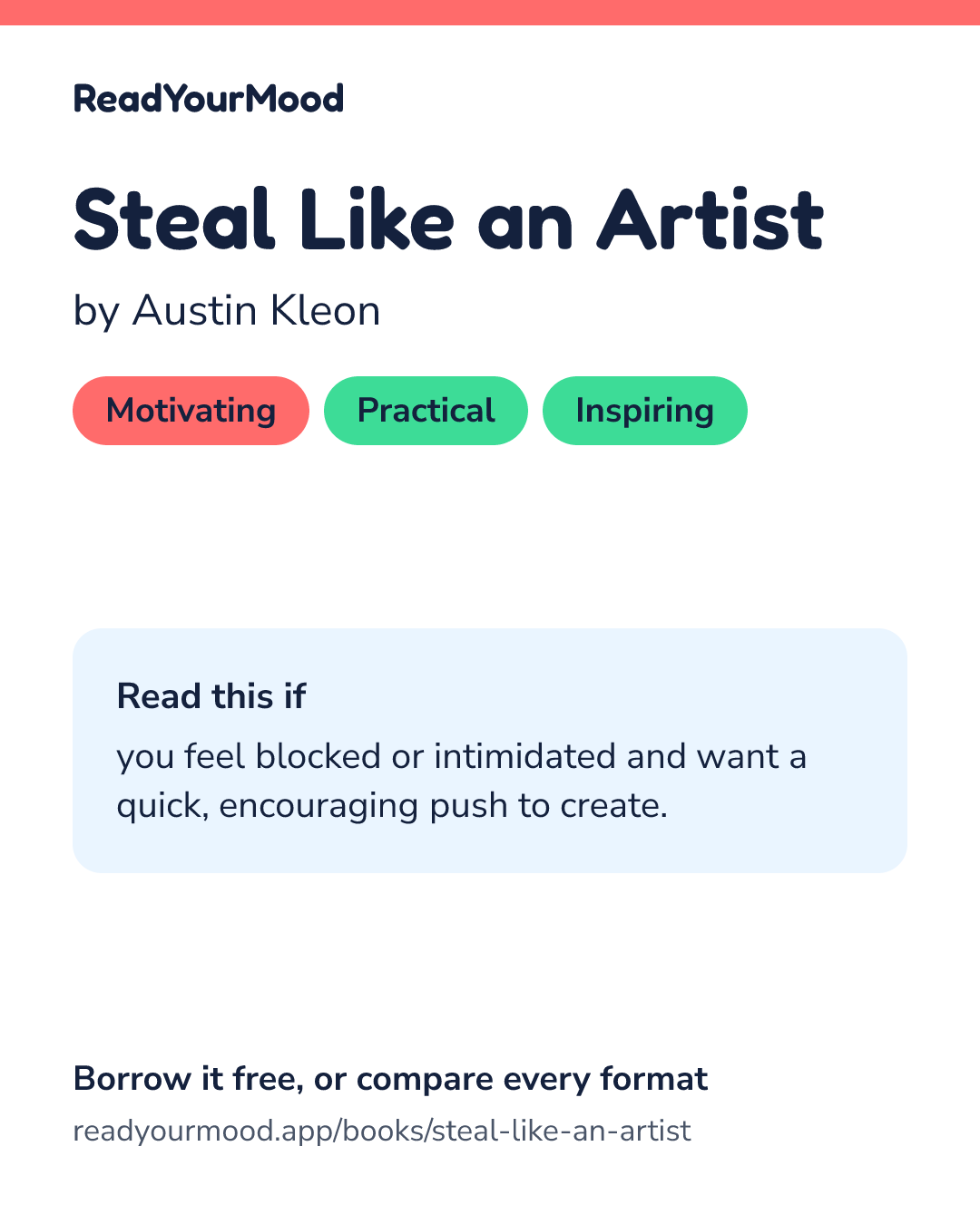 Share card for Steal Like an Artist