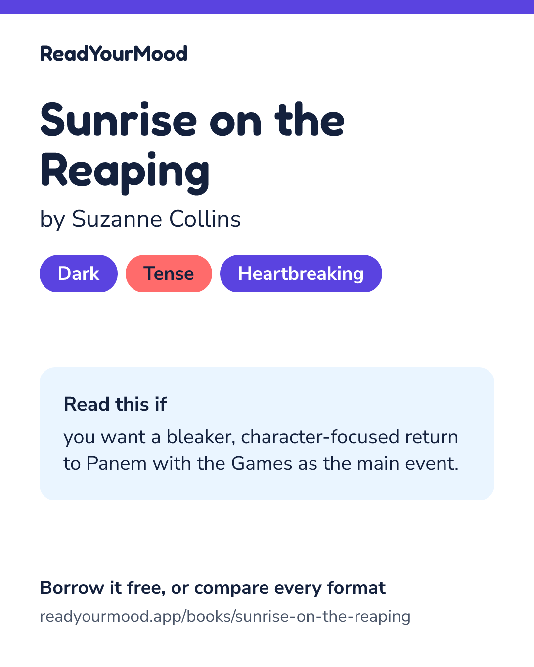Share card for Sunrise on the Reaping